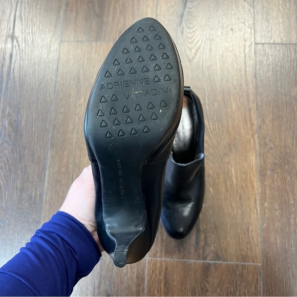 Adrienne Vittadini Leather Platform Heeled Ankle Boots SZ 7 - Picture 5 of 7